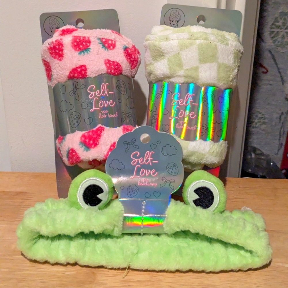 Kids Hair Accessorie Choice- Hair Towel Or Head Wrap